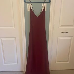 Dessy group Cabernet bridesmaid dress size 12